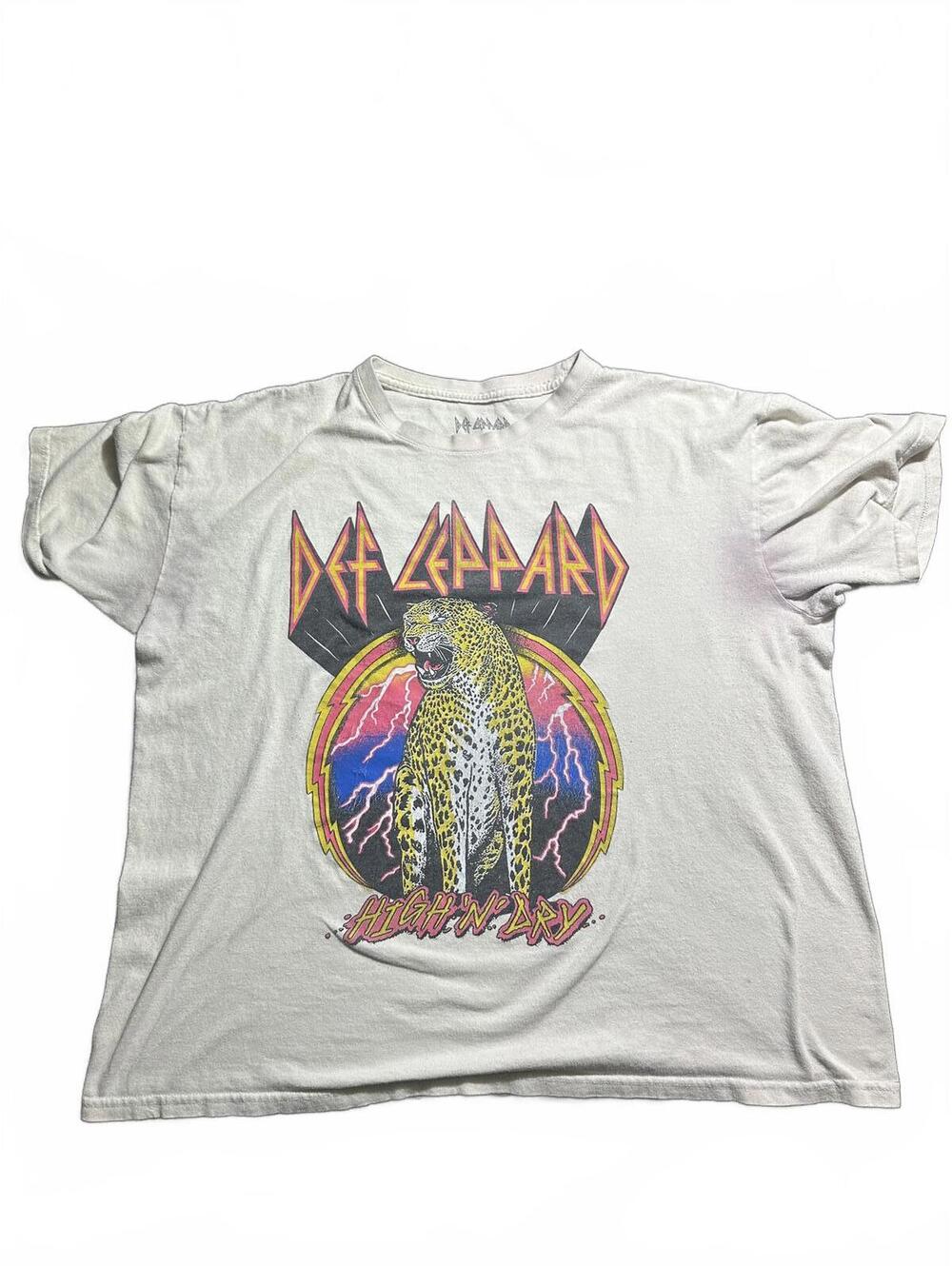 Def Leppard Vintage Style Band T-Shirt Size L/G
